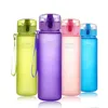 Customized Log Sport Water Bottle 400ML 560 ML Tour Outdoor Sports School Leak Proof Seal Water Bottle Plastic Drinkware