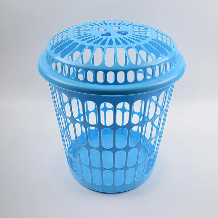 Tall Round Dirty Plastic Laundry Basket With Lid Buy