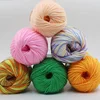 2019 Wholesale Factory Large lines coarse wool scarf line single strand wire knitting large ice milk cotton towels Yarn