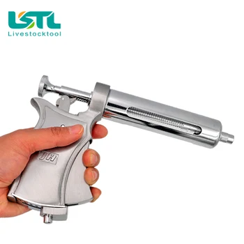 50ml Continuous Adjustable Animal Injection Gun For Veterinary - Buy ...