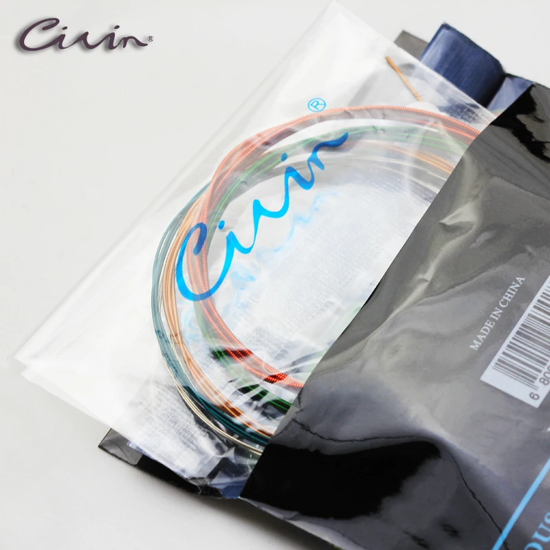 Wholesale Civin Ca60c Colorful Acoustic Guitar Strings Plastic Bag