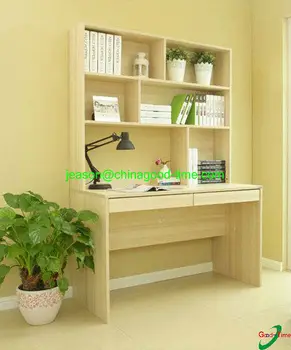 Beautiful Computer Table Home With Bookshelf Buy Beautiful