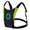 LED USB Rechargeable Reflective Vest Wireless Control Turn Signal LED Warning Vest