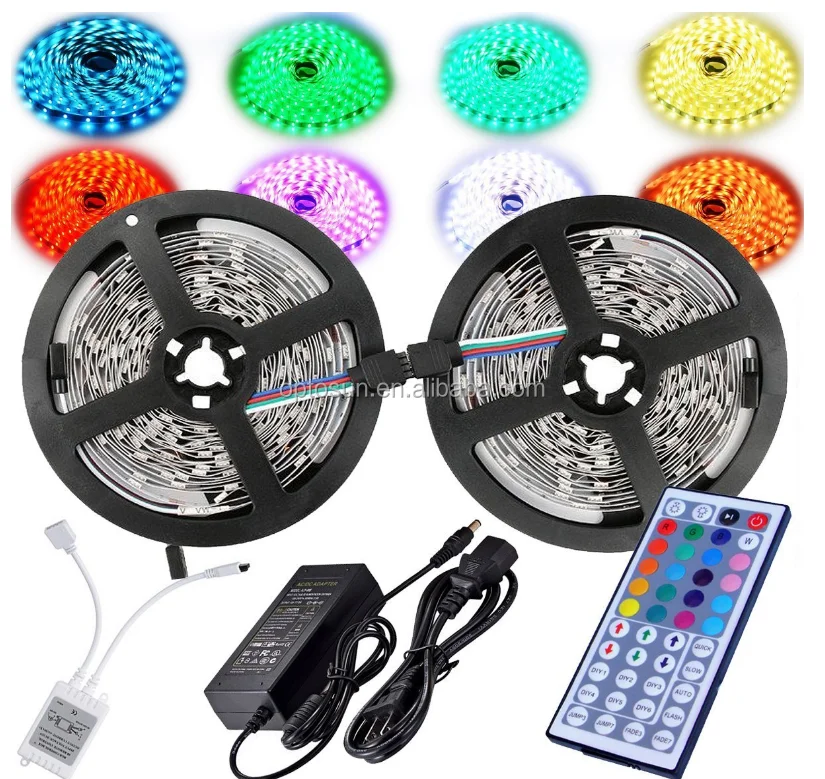 Led Strip Lighting Full Kit 3m 5m 10m 32 8 Ft 2835 5050 Rgb 300 Led Strip Lighting Full Kit 3m 5m 10m