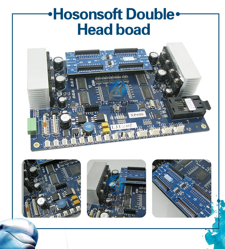 Double Head Printhead Xp600 Board Kit For Honson System Including