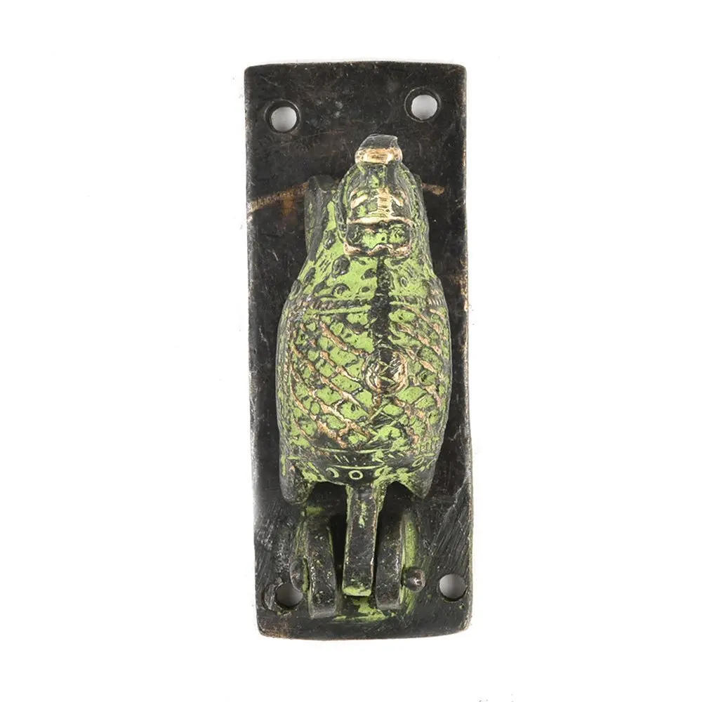 Indian Shelf VZH286 Handmade Camel Patina Door Knocker