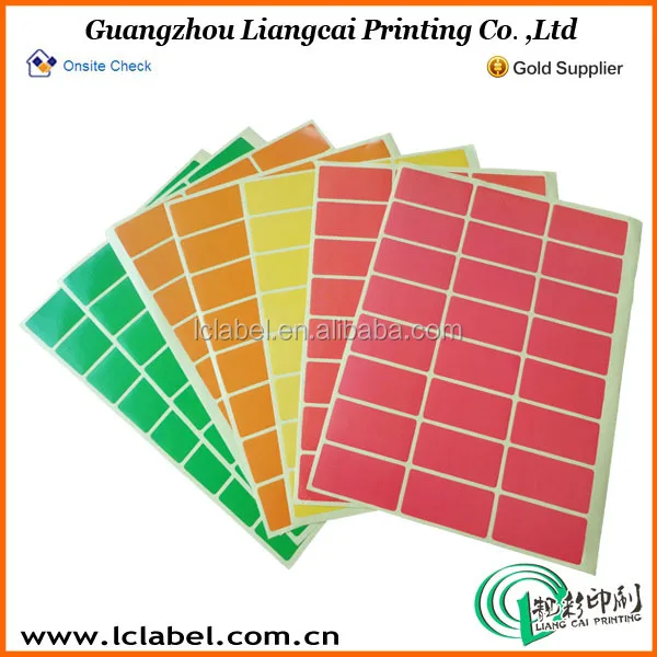 Plain Sticker Paper Label A4 Size Sticker Paper Price 