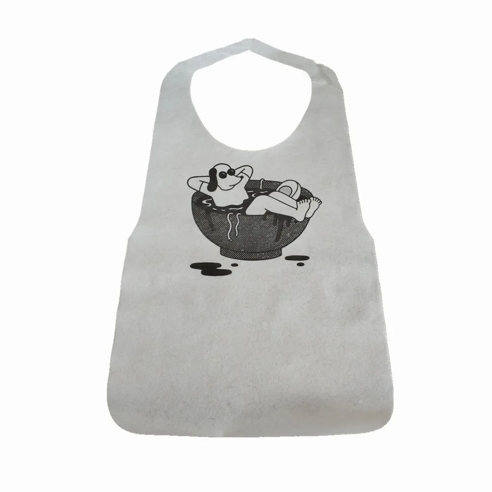 Eco Friendly Disposable Adults Use Kitchen Bibs,Bbq Bibs For Eating