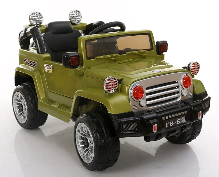 Army Jeep Anak  anak  Mobil  Listrik  baterai Remote Control 