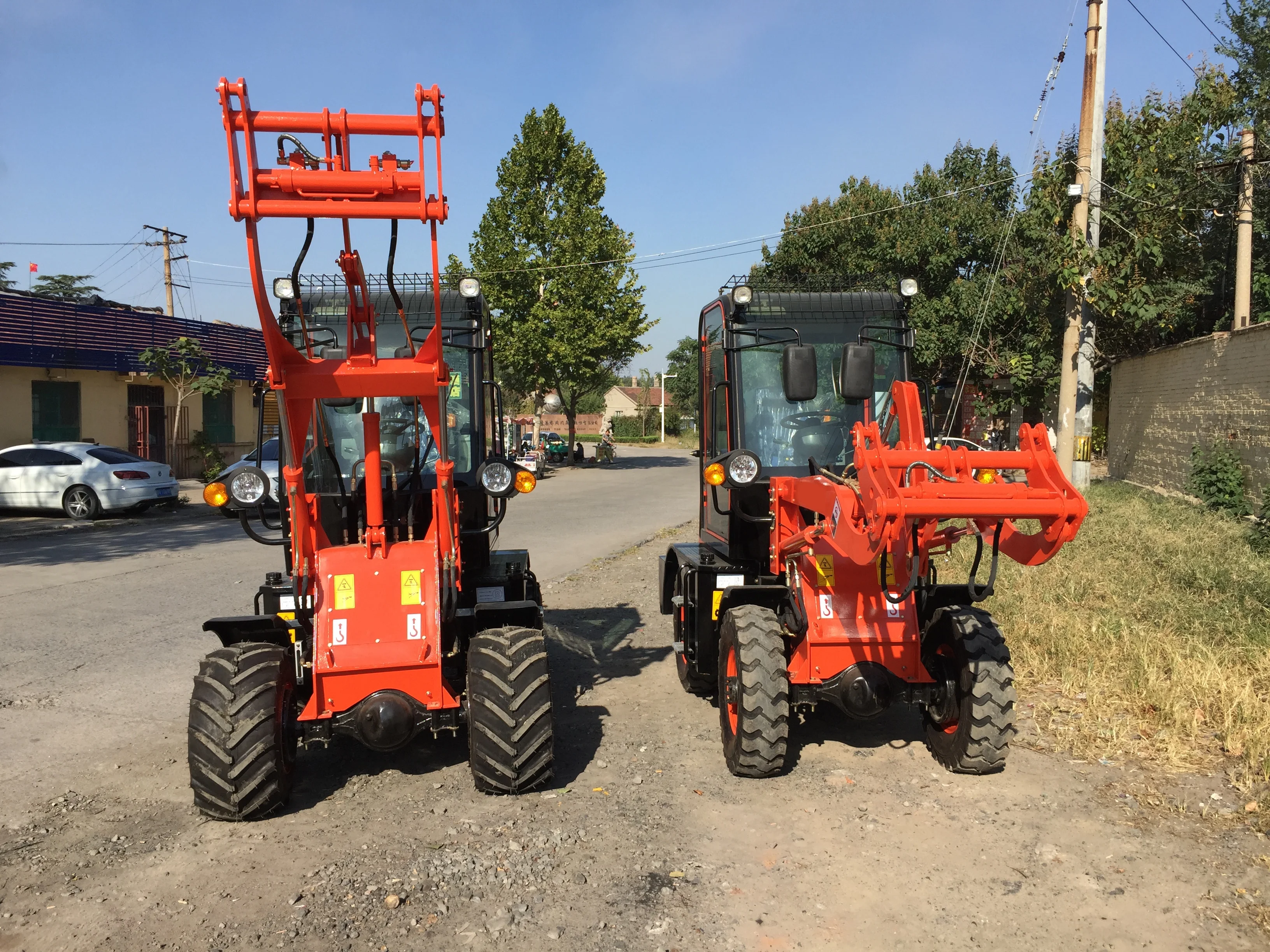 Agricultural Zl-08 Mini Wheel Loader With Europe Ce 
