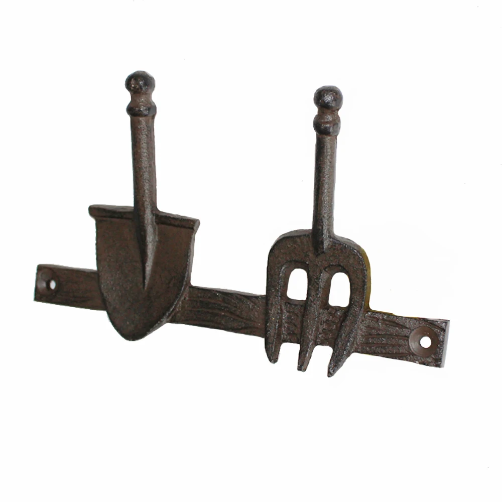 Cast Iron Farm Tools Wall Decorative Coat Hooks Buy Cast Iron Coat