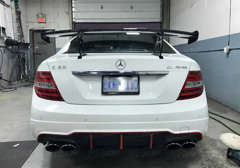 20082014 Siyah Serisi Tarzı Karbon Fiber Arka Gt Spoiler Kanat