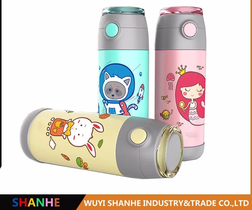 2016 New Designed Kid Bottle Stainless Steel Water Bottle With Straw ...