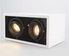 2*3W COB LED surface mounted led ceiling light square double head Grille Downlight