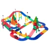 Magnetic Tiles Magnet toy 2 Light Up Car STEM Learning Toy Race Car Track Building Block Educational Toys Set