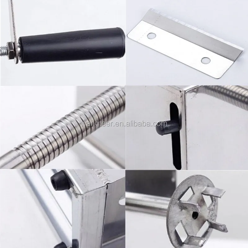 Machines frying potatoes