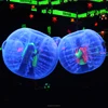 Factory 1.2m diameter 0.7mm TPU clear inflatable bubbles using glow in the dark strings hamster bubble soccer bumper ball