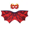 Halloween Mask and Wings Hallowmas Death God Party Masks Flying Wings Kit Felt Marks Halloween Party