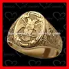 mens gold signet rings