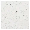 Polished Vietnam Glass Surfaces White Sparkle Quartz Tiles