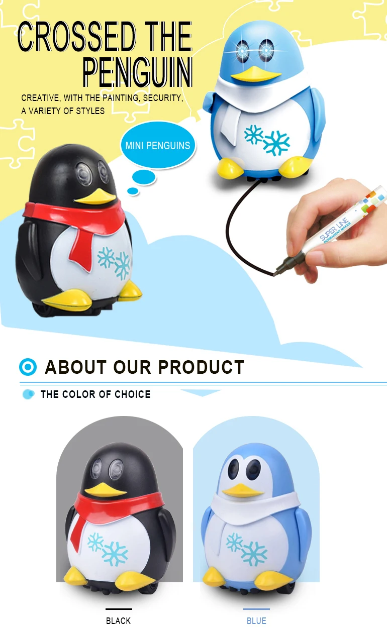 newest item creative smart drawn line pen follower small