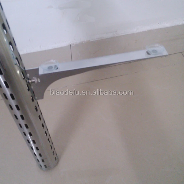 Metal Slotted Channel Bracket With Sucker For Glass Shelf Buy Glass