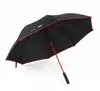 Custom Logo Advertising Function Outdoor Manual Straight Umbrella For Rain And Sunny