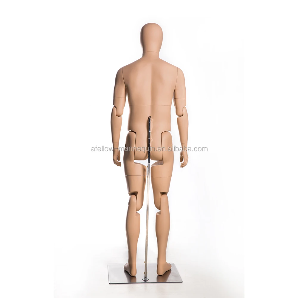 HM02-G Man adjustable mannequin joints flexible mannequin male robot mannequins doll