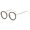 1816 high quality metal round eyeglasses frames anti blue light glasses blue blocking computer glasses