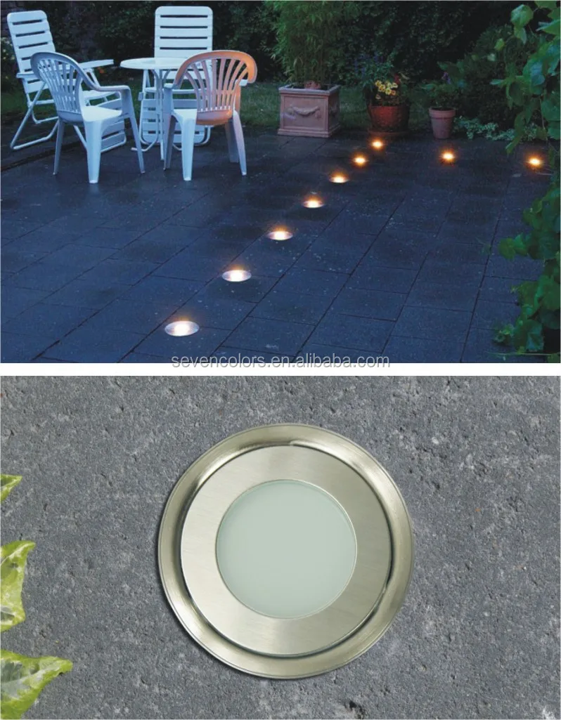 Details about   LED Ground Recessed Lighting RGB Remote Control Garden Stainless Steel Exterior Dimmer Lamps show original title 