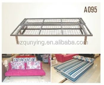 Enlarged Bi Fold Metallic Structure Convertible Sofa Bed Frame Folding Metal Removable Product On Alibaba