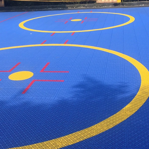 Plastic Interlocking Flooring Tile Roller Skating Rink Flooring For