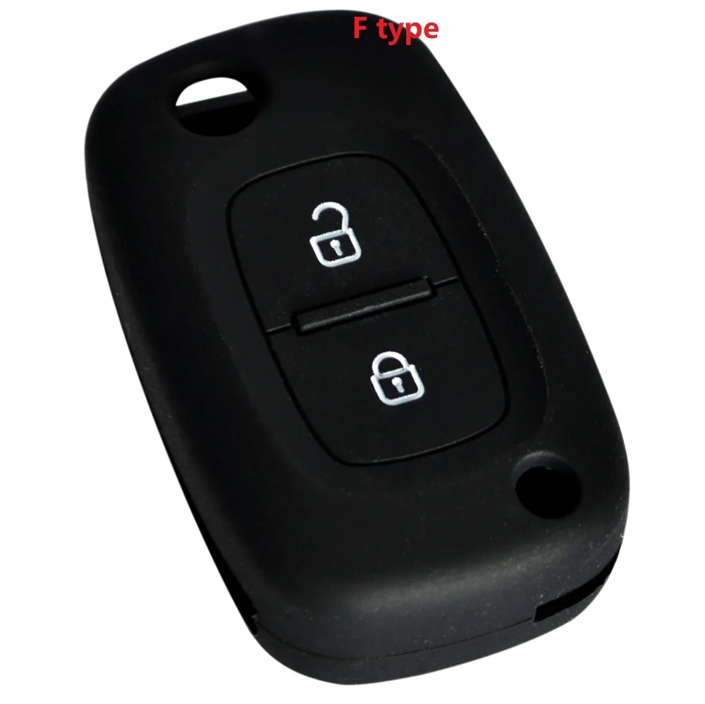 For Renault Twingo Clio Master KANGO Car Remote Key Protective Auto Holder Tag 