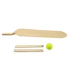 Pro Impact Wooden Cricket Bat Set - Full Size, Lightweight & Strong - Ideal Training or Practice for Home