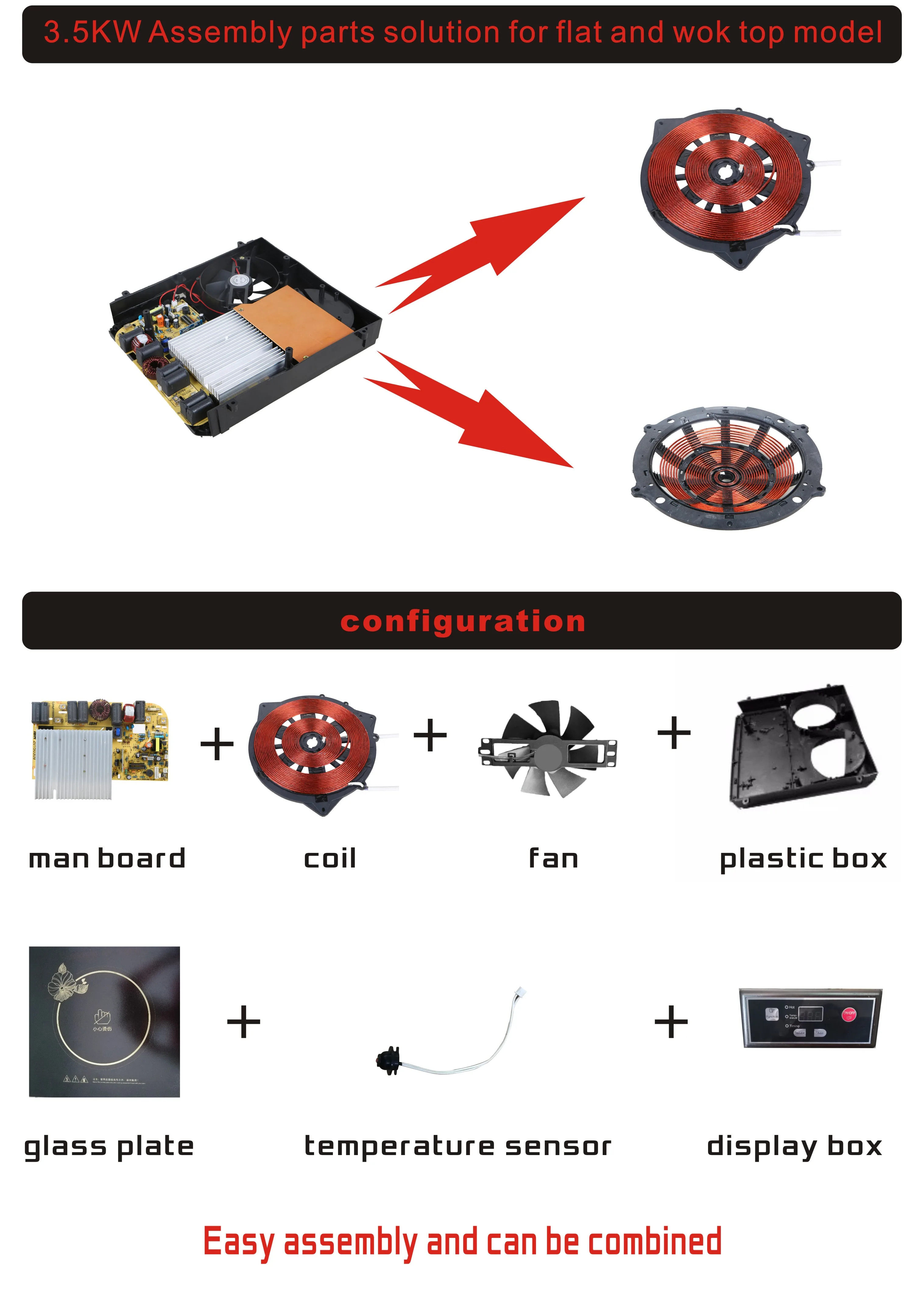 3.5kw Universal Commercial And Household Induction Cooker Pcb Circuit