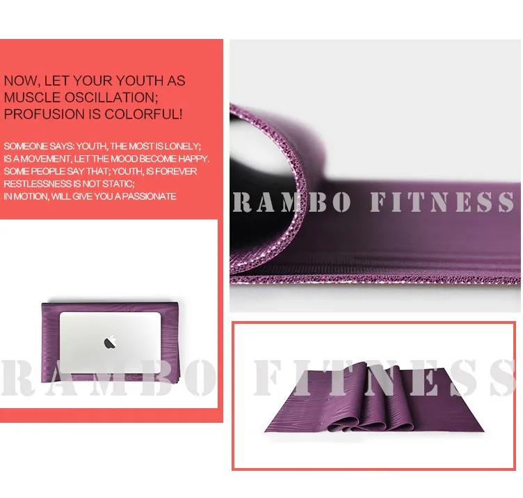 1.5mm thick Natural rubber yoga mat