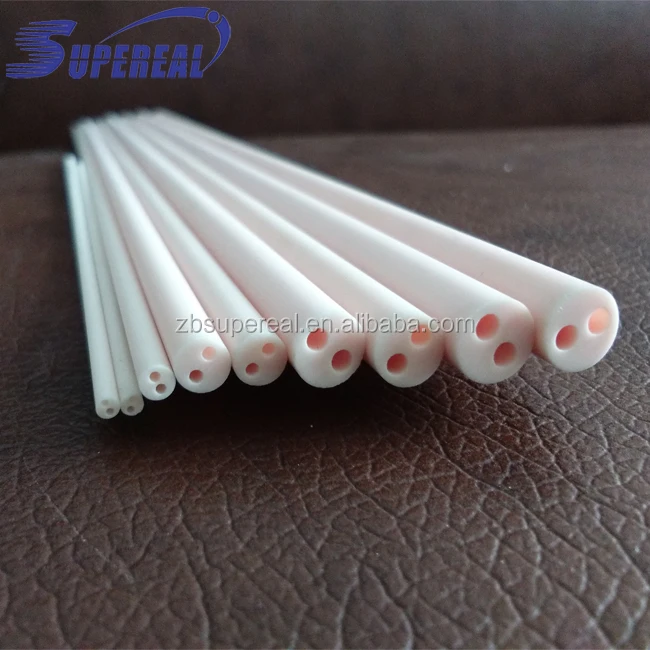 95% 99% High alumina corundum insulator / ceramic insulation tube for copper wires