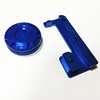OEM&ODM aluminium alloy parts cnc milling cnc turning oxidation blue processing