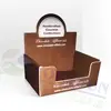 Custom counter paper PDQ display, cardboard counter display unit for chocolate