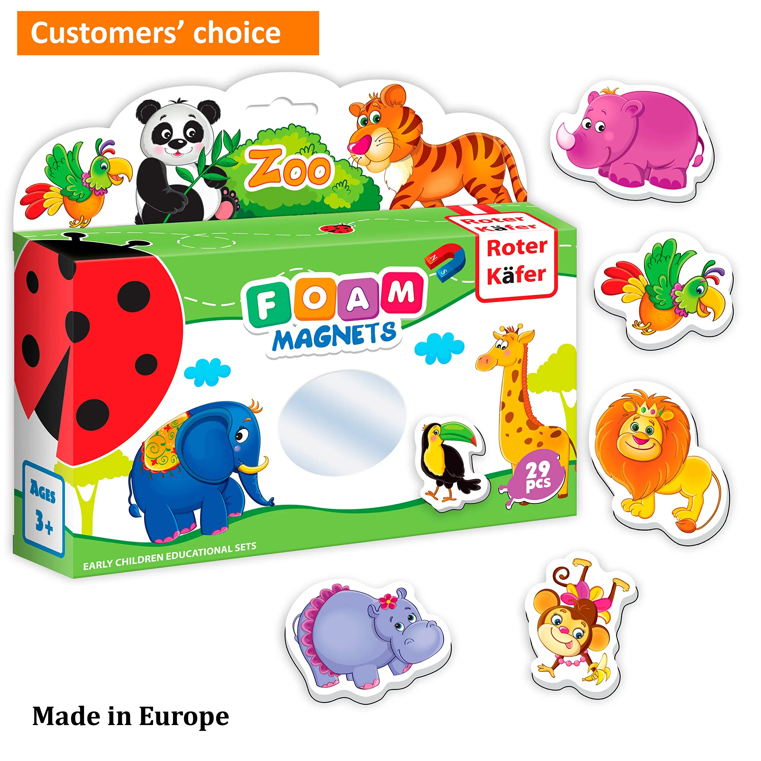 MAGDUM Toy SEA Animals Animal Magnets for Kids Real Large Fridge Magnets for 