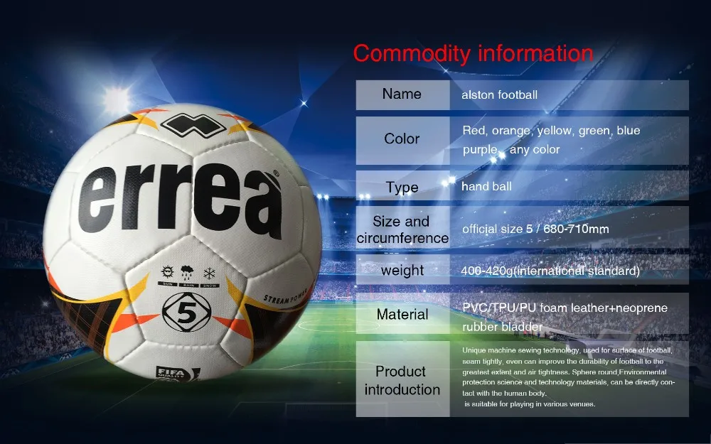 High Quality Hand Sewn Custom Print Soccer Ball Exercise Ball Wholesale