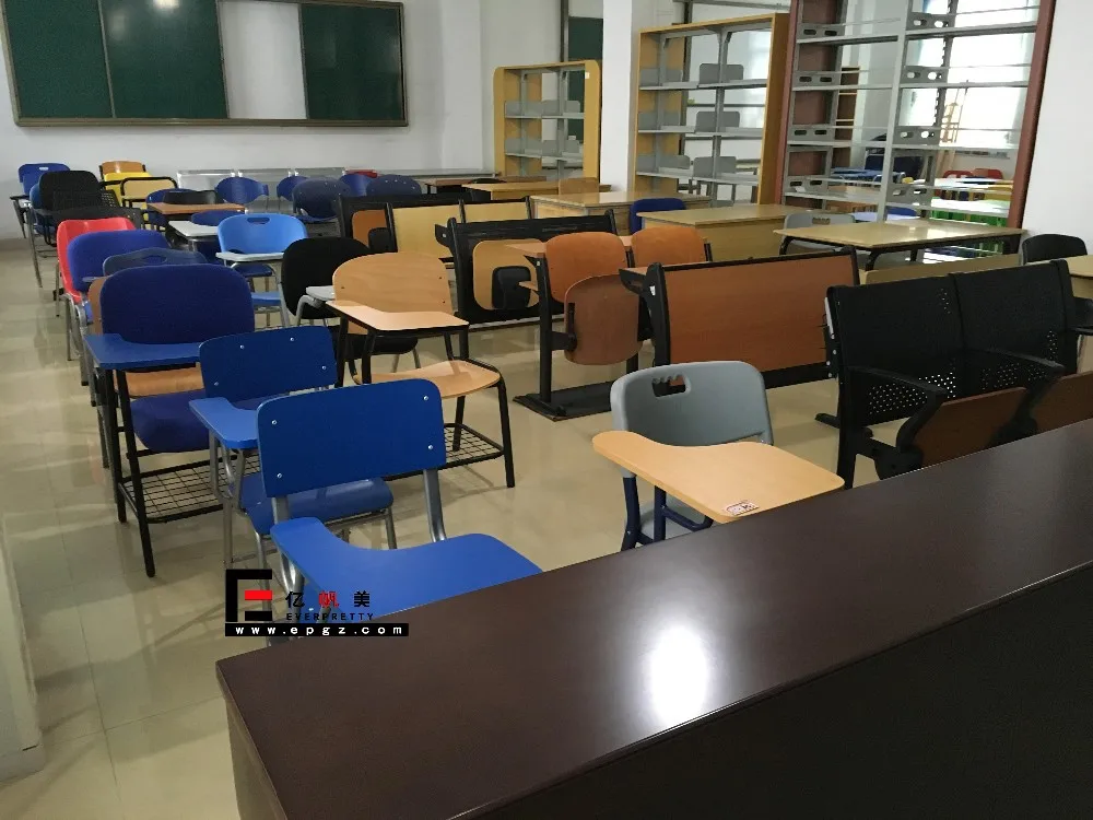 Wholesale School Furniture Classic Arm Chairs Furniture School Chairs With Writing Board For