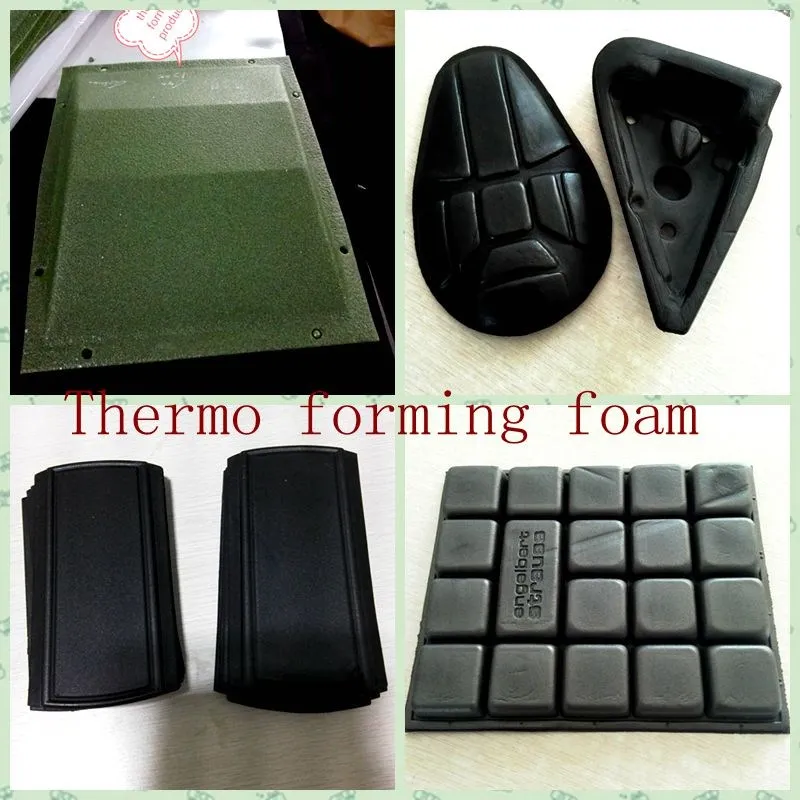 Molded Thermo Formed Foam Pad For Knee Pad And Other Protection Pad