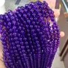High Quality Natural Amethyst Stone Beads Loose Gemstone Amethyst Beads Strands