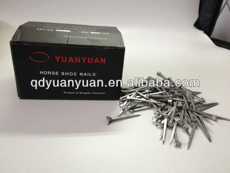 Qingdao Yuanyuan Factory Horseshoe Nails Making Machinery Made Wholesale Steel Horseshoe Nails