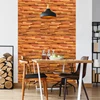 Kitchen decorative pattern design pvc self adhesive brick roll wall paper