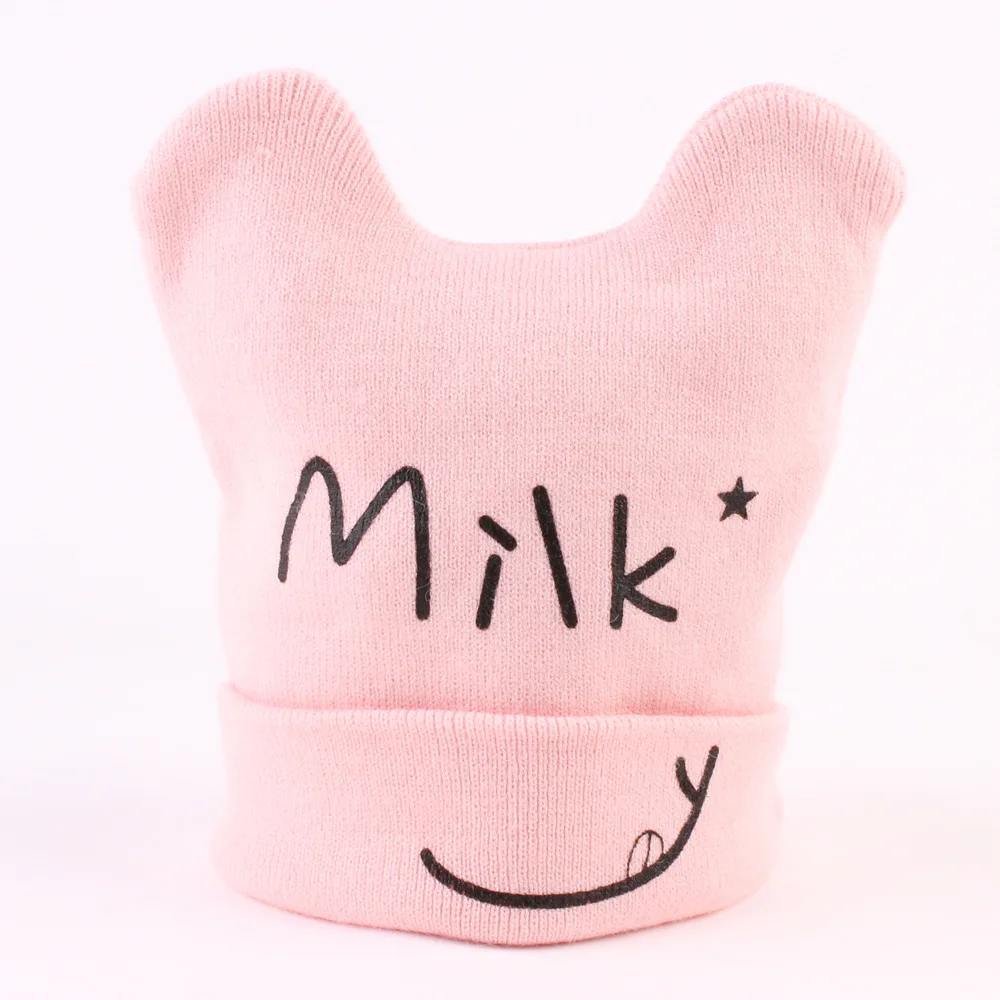 wholesale promotional colorful cute winter knitted beanie baby