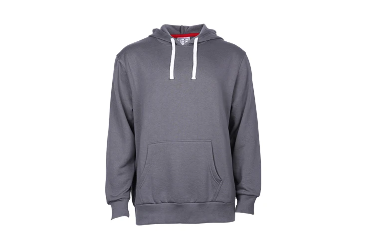gray polyester hoodie
