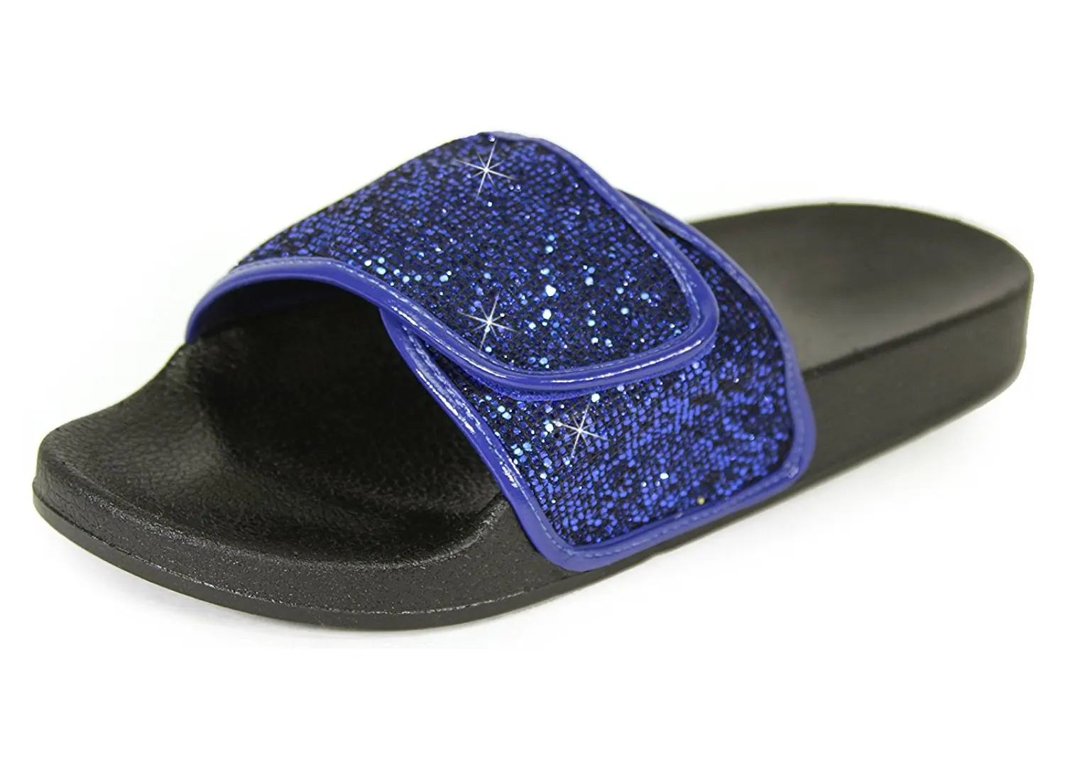 royal blue flat sandals womens