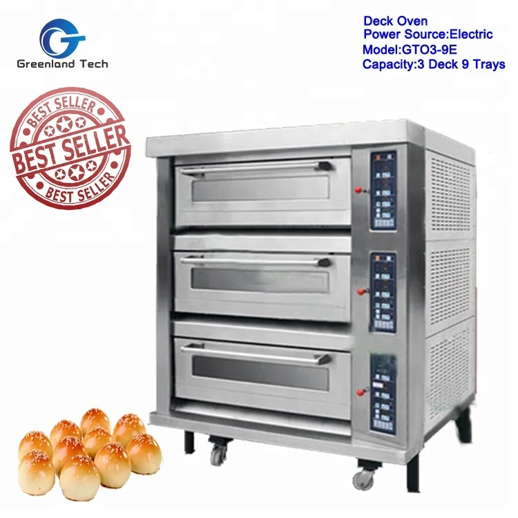 Widely Used Gto39e Industrial Electric Oven 3 Deck 9 Trays Buy